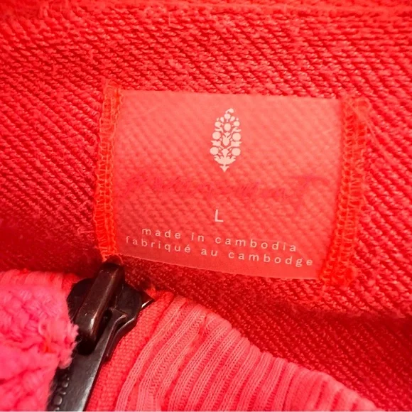 🔶SOLD🔶Free People All Your Love Solid Hoodie Large - Picture 6 of 8